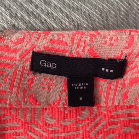 Gap Neon Pink/ White Skirt - Picture 2 of 4